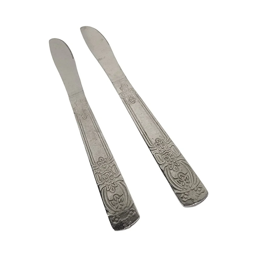 Set of 2 Stainless China Stanley Roberts Verona Knives‎